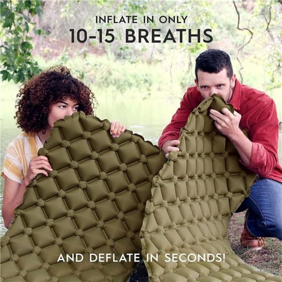 Sleeping Pad for Camping Ultralight Backpacking, Sleeping Mat for Hiking - Picture 4 of 6